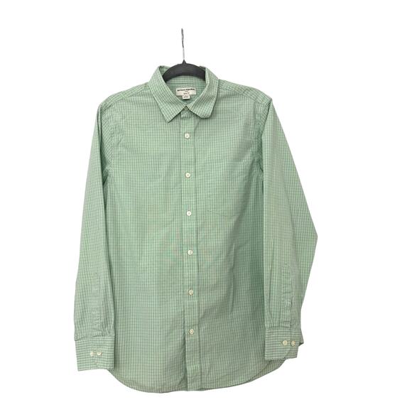 Banana Republic Slim Fit Green Button Down Long Sleeve Dress Shirt Size Medium - Picture 1 of 3